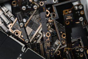A detailed close-up of assorted electronic circuit board components. — Shoreline extraction points everyone should know